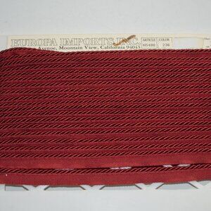 Rich Red Small Rope Trim, 10 Yards - New
